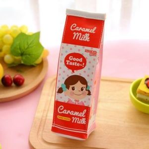 Kawaii milk pencil case